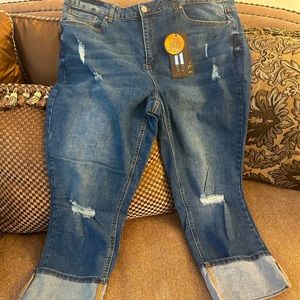 New with tags Copperflash Curvy Hi Rise Slim Straight 22W